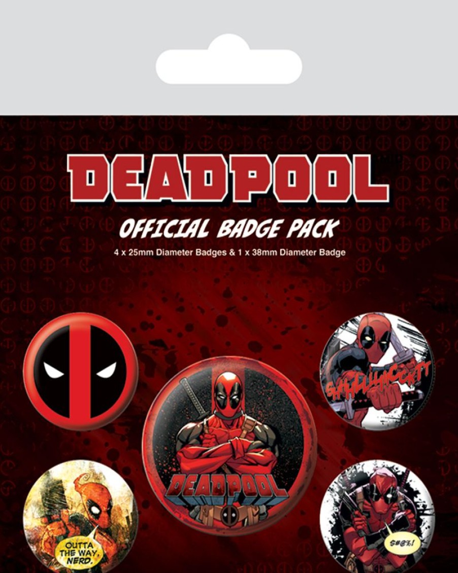 Pyramid | Deadpool - Pack 5 Badges - Deadpool