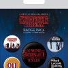 Pyramid | Stranger Things - Pack 5 Badges - Upside Down