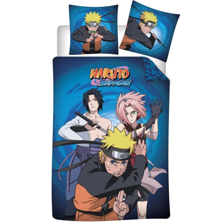 AyMax | Naruto Shippuden - Parure De Lit 140X200Cm - '100% Microfibre'