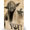 Pyramid | Star Wars - May The Force Be With You - Impression Sur Bois 20X29.5Cm