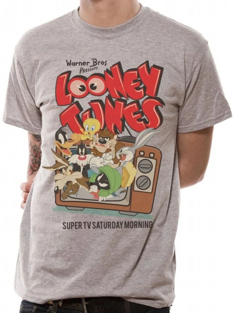 CID | Looney Tunes - T-Shirt In A Tube- Retro Tv (S)