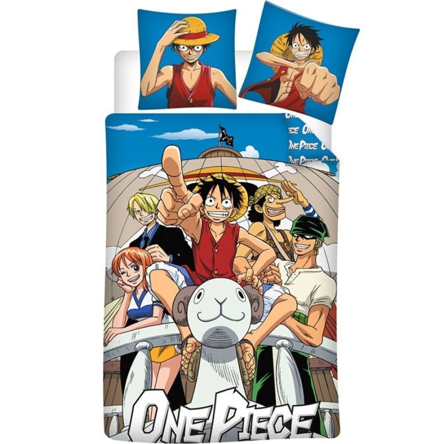 AyMax | One Piece - Parure De Lit 140X200Cm - Team 5 '100% Polycoton'