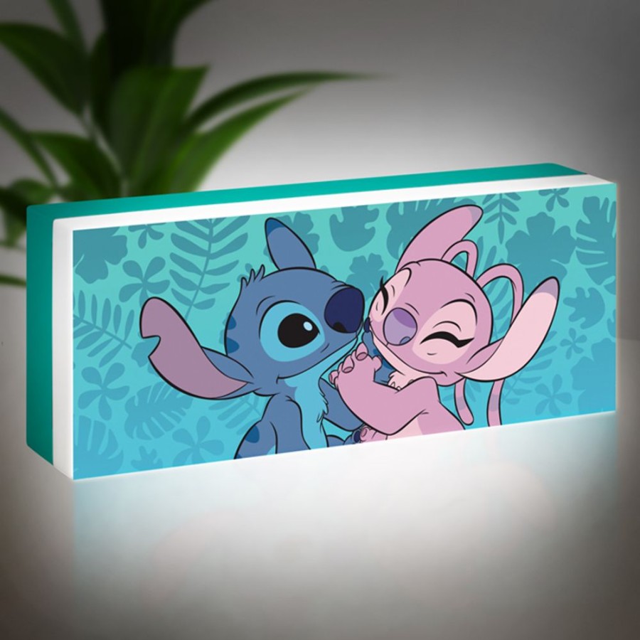 Paladone | Lilo & Stitch - Stitch Et Angel - Lampe Decorative 30Cm