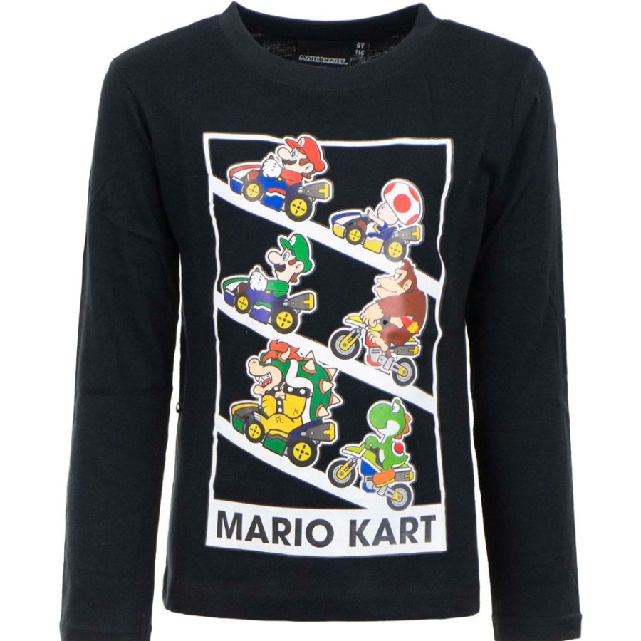 SUPER MARIO | Super Mario - Mario Kart - T-Shirt Manches Longues - 3 Ans