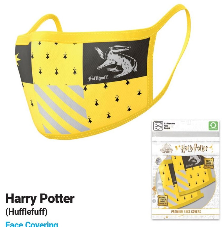 Pyramid | Harry Potter - Poufsouffle - Set De 2 Masques Visage