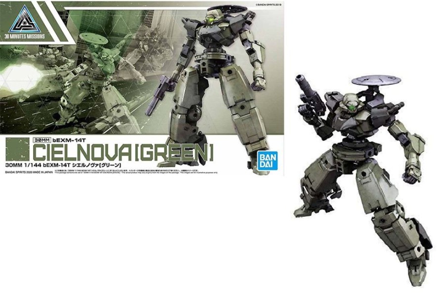 Bandai Model Kit | 30Mm - 1/44 Bexm-14T Cielnova (Green) - Model Kit