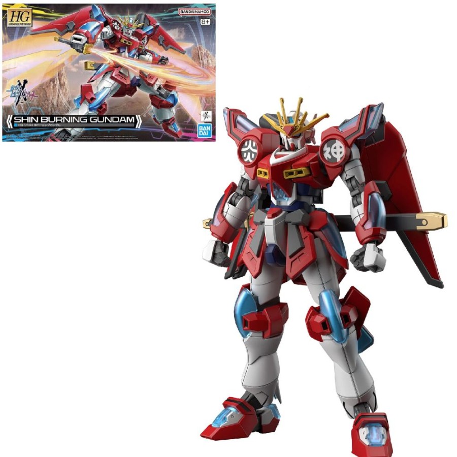 Bandai Model Kit | Gundam - Hg 1/144 Shin Burning Gundam - Model Kit