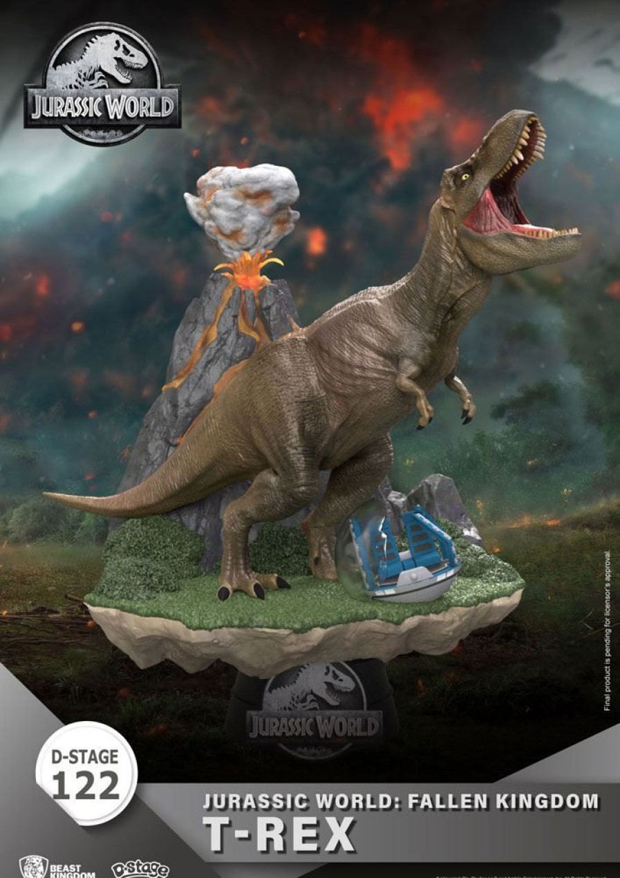 Beast Kingdom | Jurassic World Fallen Kingdom - T-Rex - Diorama D-Stage 13Cm