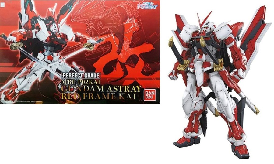 Bandai Model Kit | Gundam - Pg 1/60 Gundam Astray Red Frame Kai - Model Kit - 30Cm