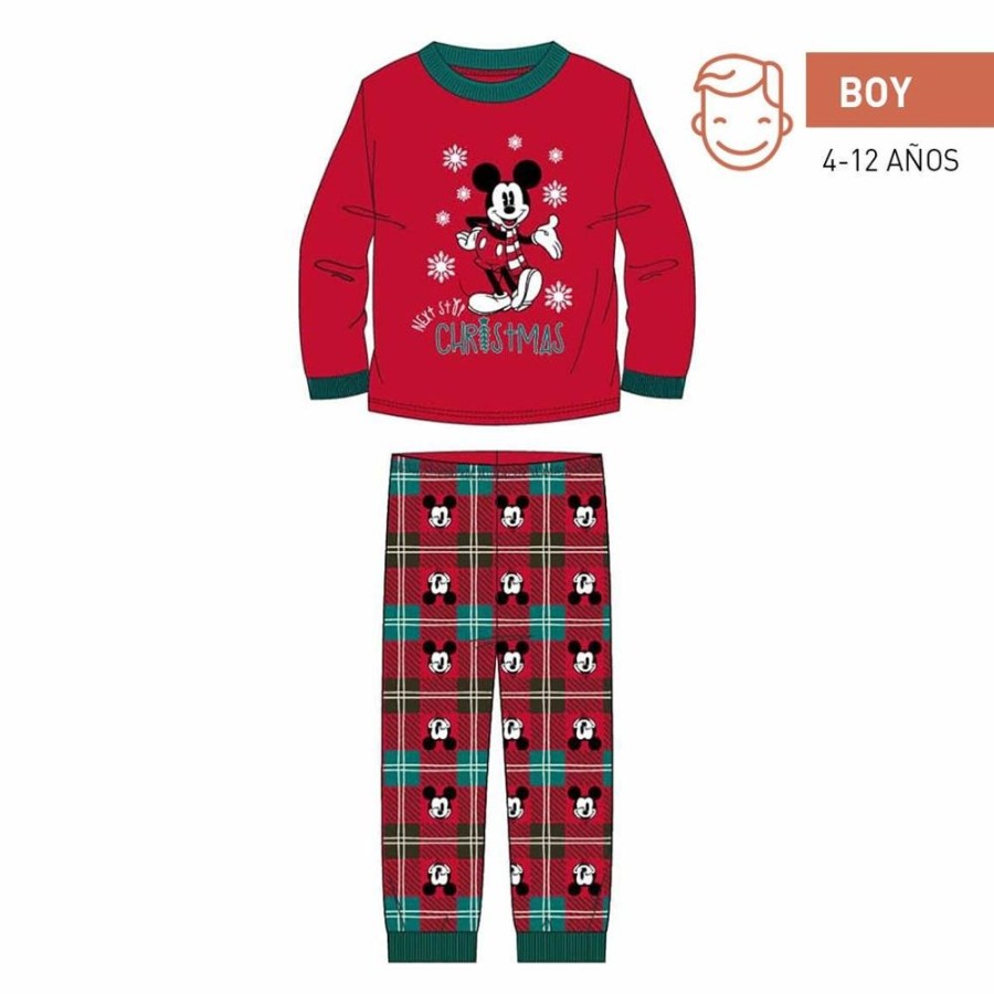 Cerda | Disney - Mickey - Pyjama Garcon En Jersey - (8 Ans)