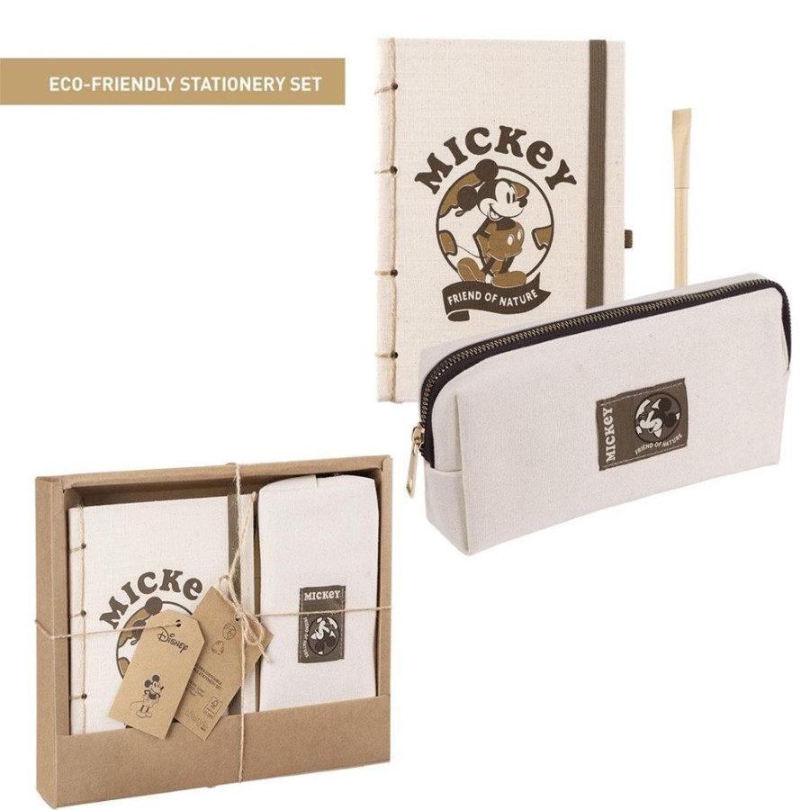 Cerda | Disney - Mickey - Notebook + Plumier + Stylo-Bille - Giftbox