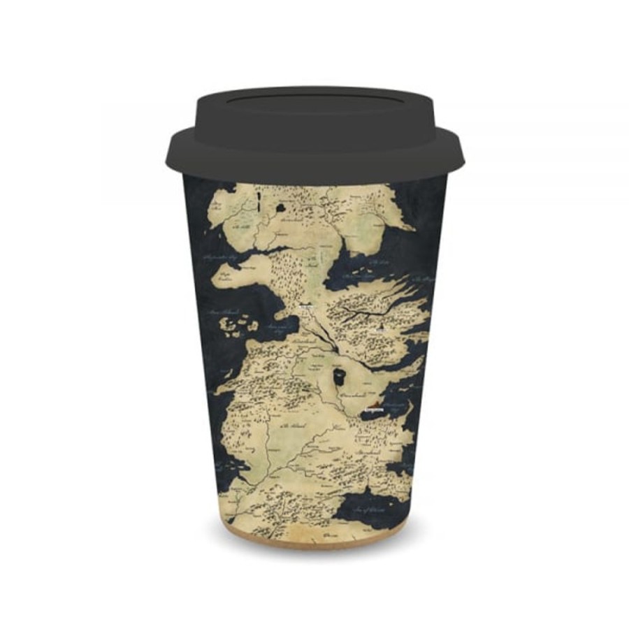 HMB | Game Of Thrones - Mug De Voyage 400 Ml Hiskup - Westeros Map