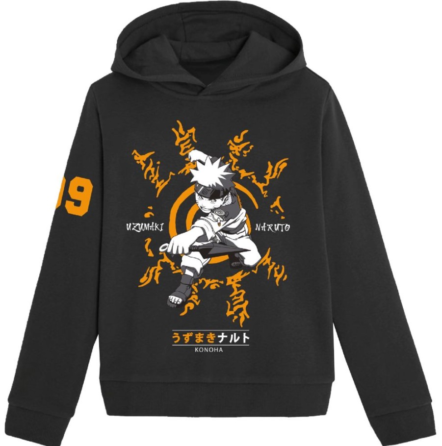 Cotton Division | Naruto - Naruto Uzumaki Konoha - Sweat-Shirt Enfant (6 Ans)