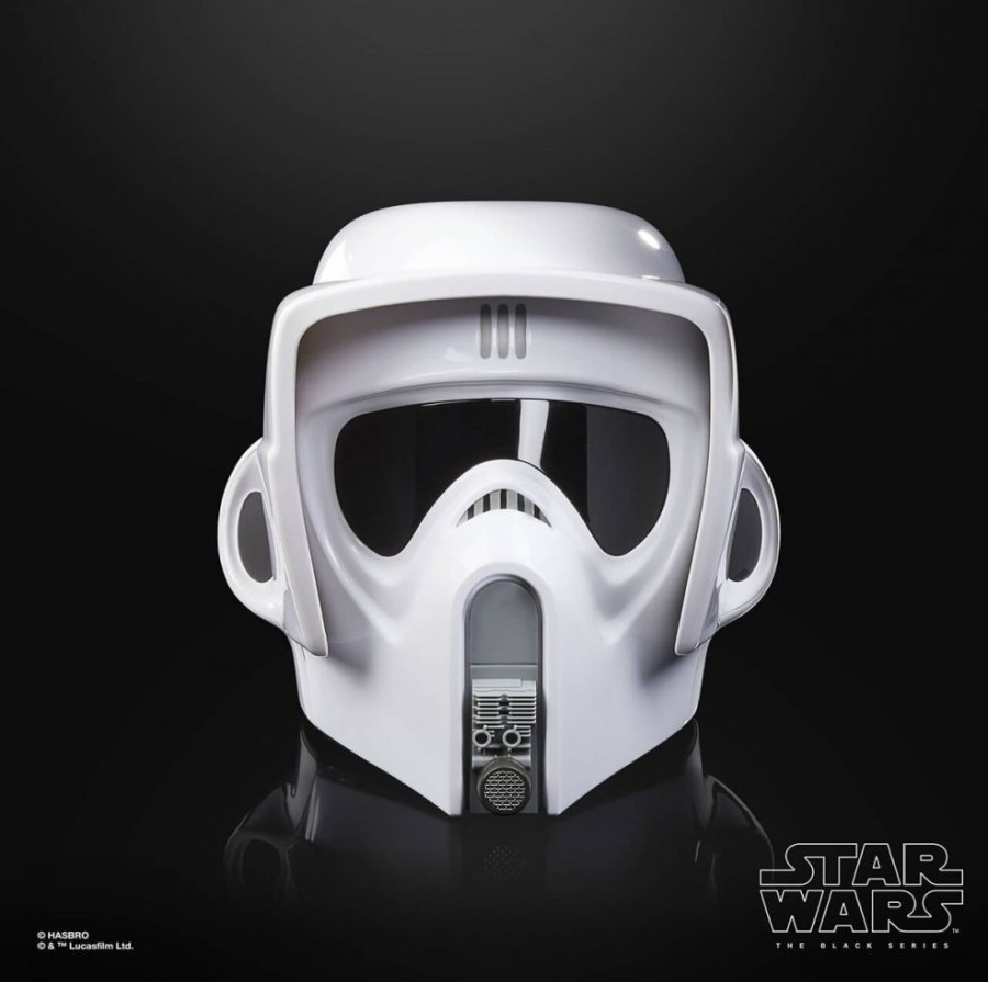 Hasbro | Star Wars 6 - Casque Electronique Biker Scout Black Series