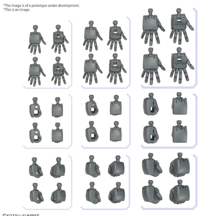 Bandai Model Kit | Gundam - Option Parts Set Gunpla 4 (Build Hands Round) - Model Kit