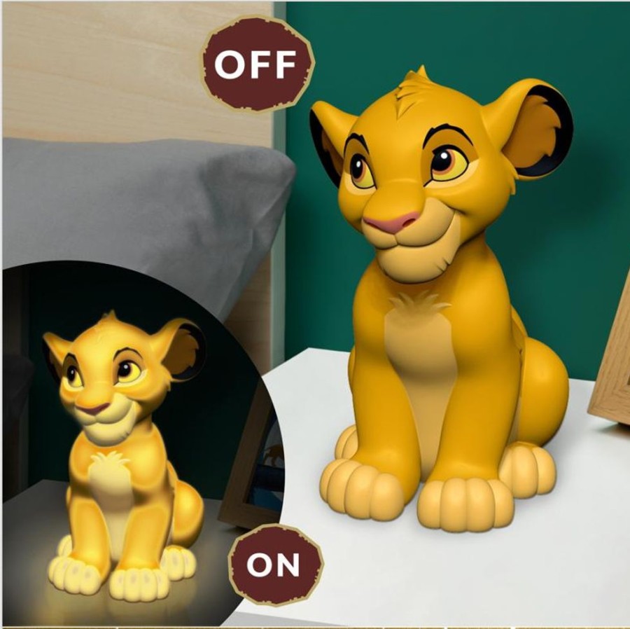 Paladone | Le Roi Lion - Simba - Lampe 3D 17.5Cm