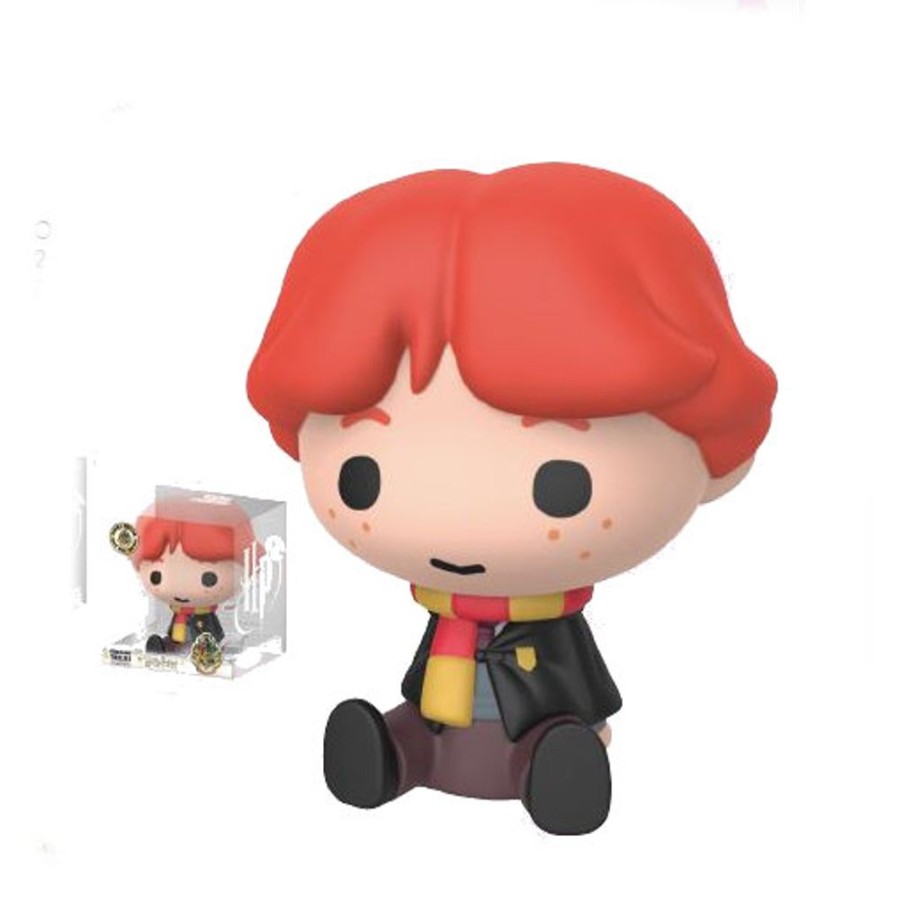 Plastoy | Harry Potter - Mini-Tirelire - Chibi Ron Weasley - 13Cm