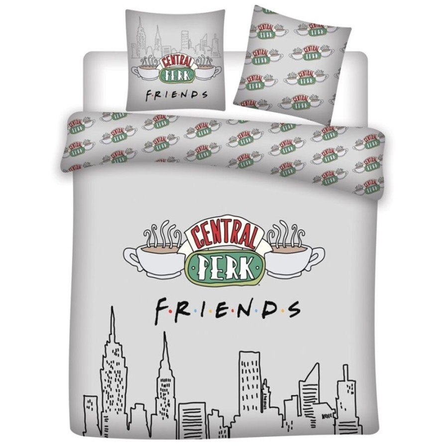 AyMax | Friends - Parure De Lit 240X220 - Central Perk '100% Microfibre'