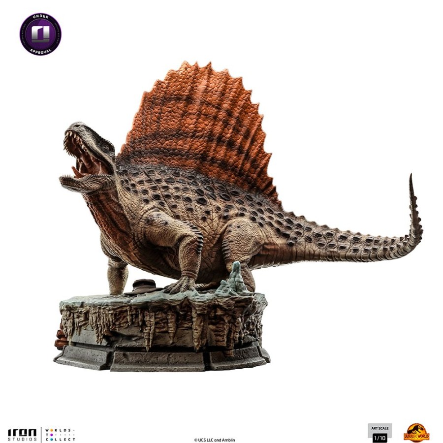 Iron Studios | Jurassic World Dominion - Dimetrodon - Statuette Art Scale 1/10 19Cm