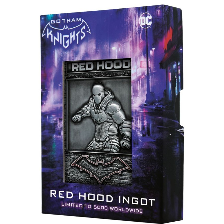 Fanattik | Gotham Knights - Reb Hood - Lingot En Metal Collection Limitee