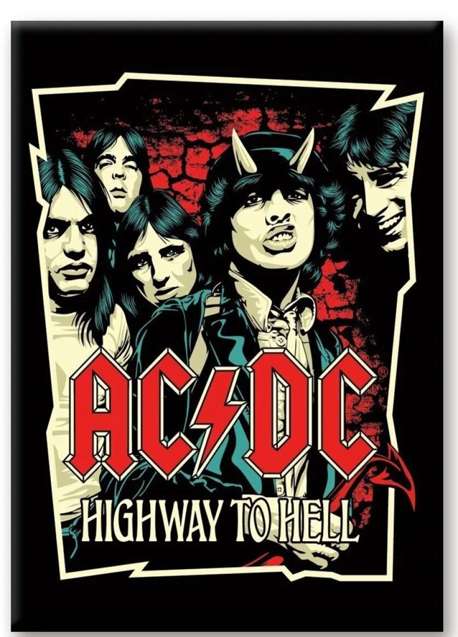 Aquarius | Ac/Dc - Highway To Hell - Aimant 6.3X8.9Cm