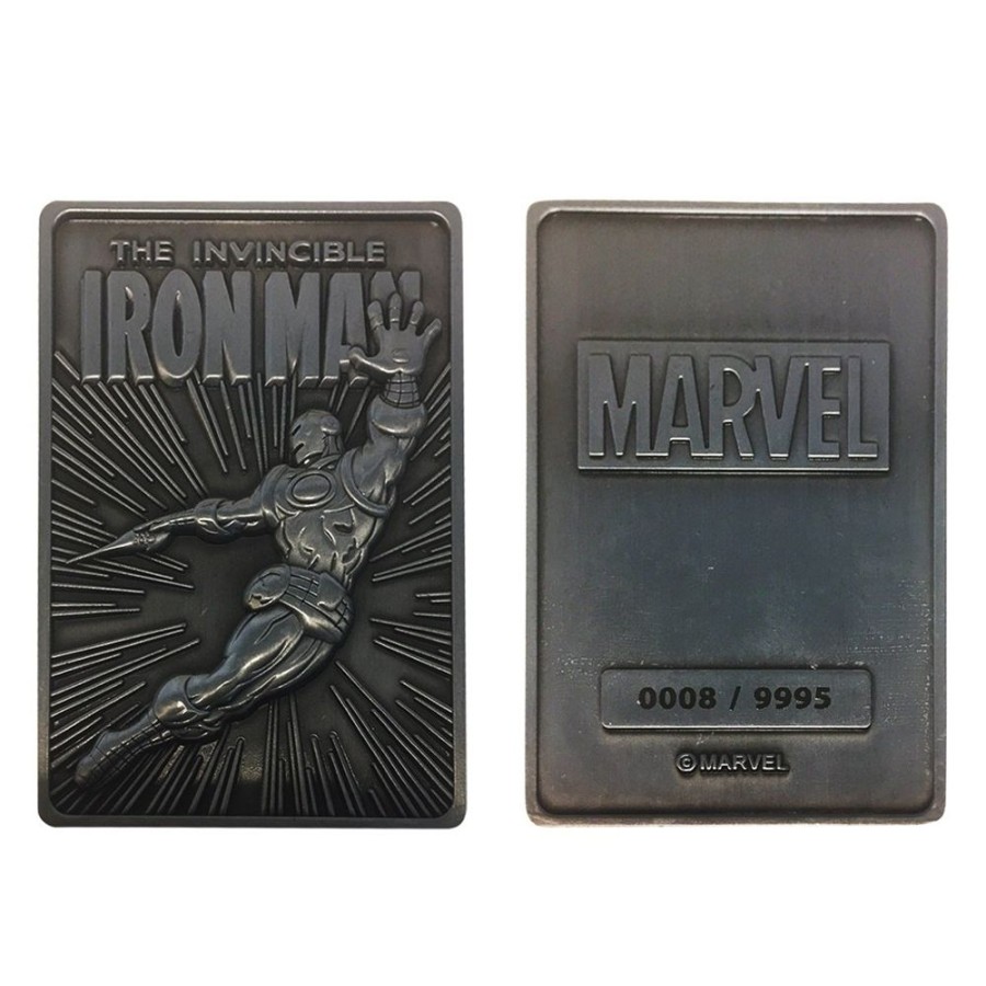 Fanattik | Marvel - Iron Man - Carte En Metal Collector