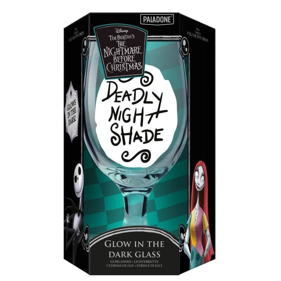 Paladone | Etrange Noel De Monsieur Jack - Deadly Night Shade - Verre Gitd 350Ml