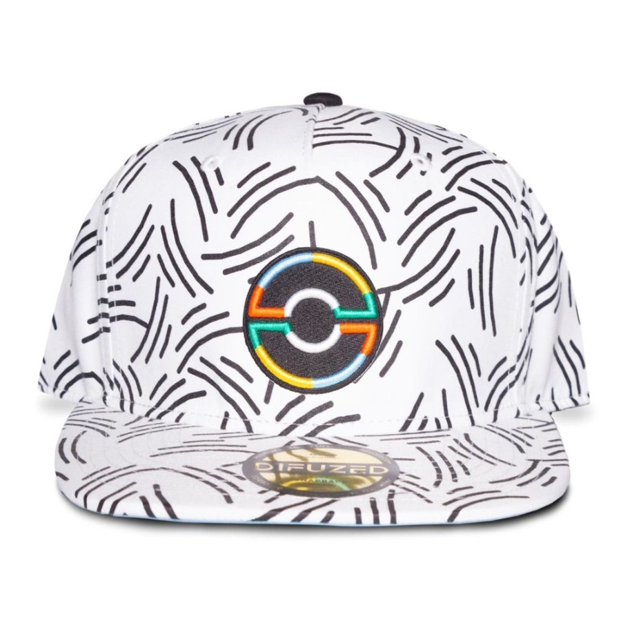 Difuzed | Pokemon - Pokeball Blanche - Casquette Ajustable