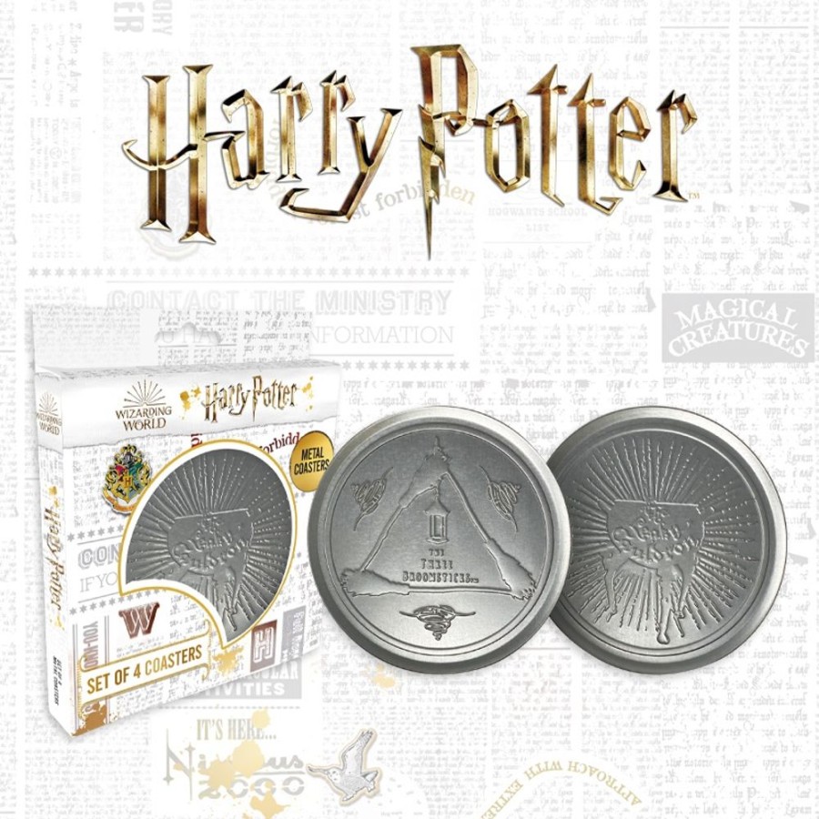 Fanattik | Harry Potter - Set De 4 Dessous De Verre En Metal