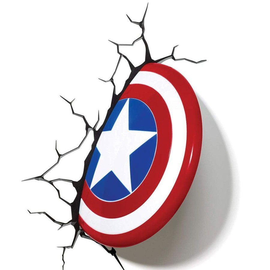 3D Light FX | Marvel - Lampe Decorative 3D - Captain America Shield