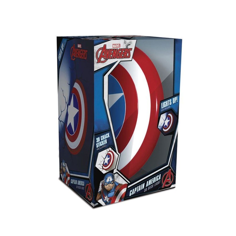 3D Light FX | Marvel - Lampe Decorative 3D - Captain America Shield