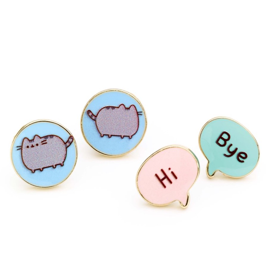 Carat | Pusheen - Hi & Bye - Set De 2 Paires De Boucles D'Oreilles