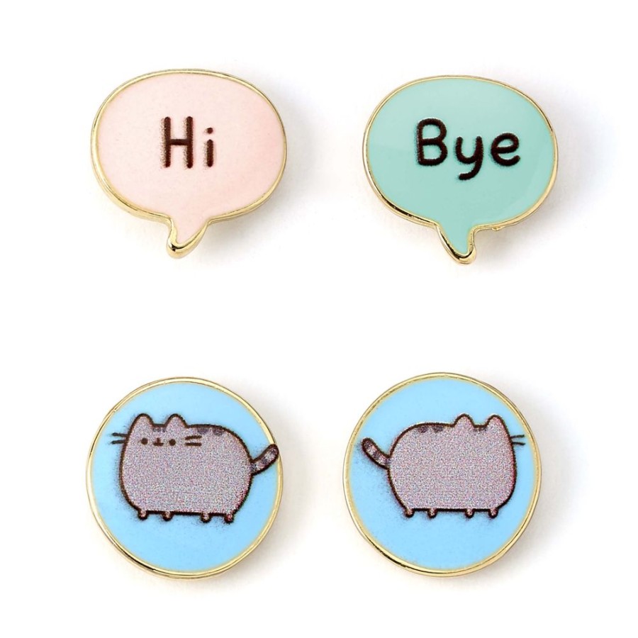 Carat | Pusheen - Hi & Bye - Set De 2 Paires De Boucles D'Oreilles