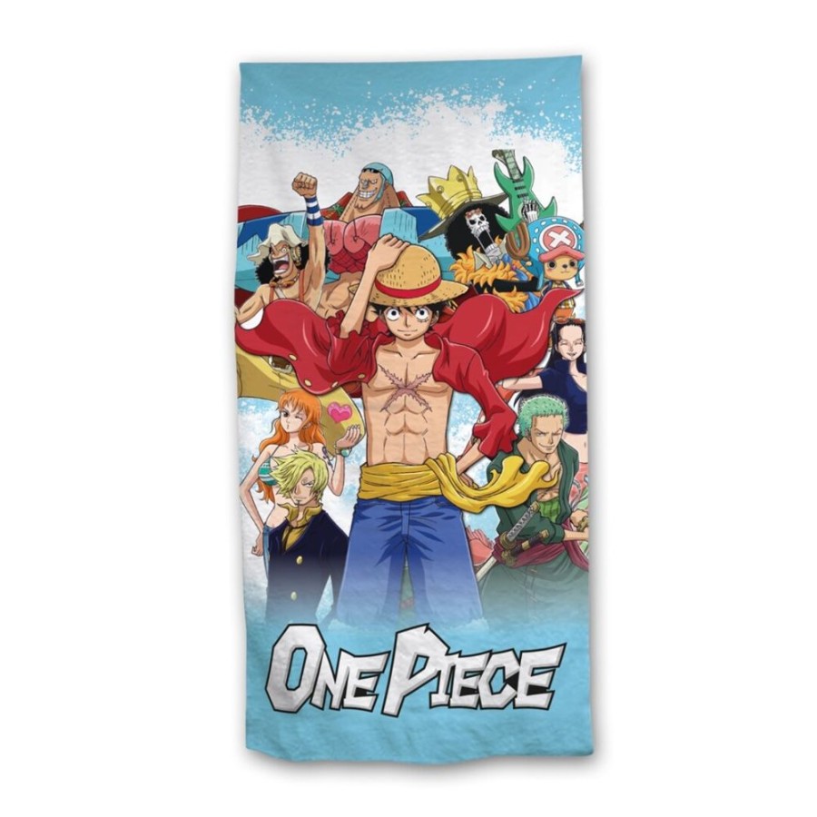 AyMax | One Piece - Groupe - Serviette De Plage 100% Polyester 70X140Cm