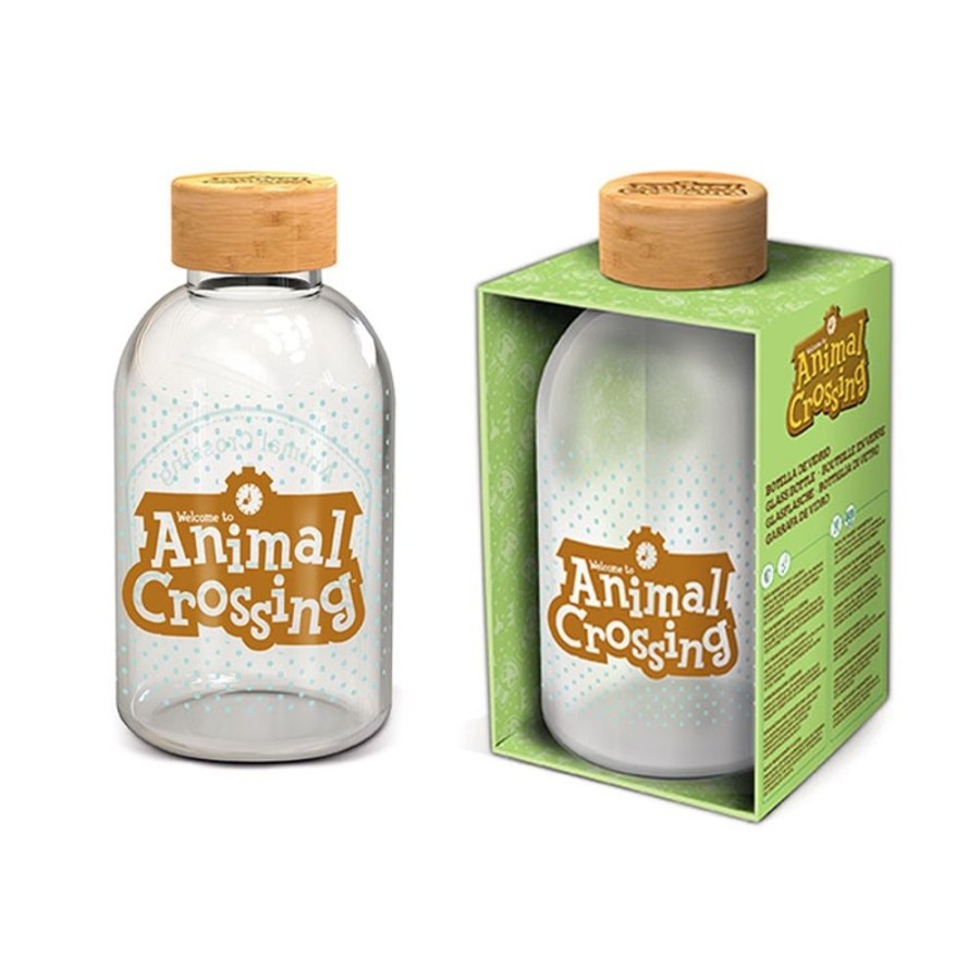 Stor | Animal Crossing - Bouteille En Verre - Petit Format 620Ml