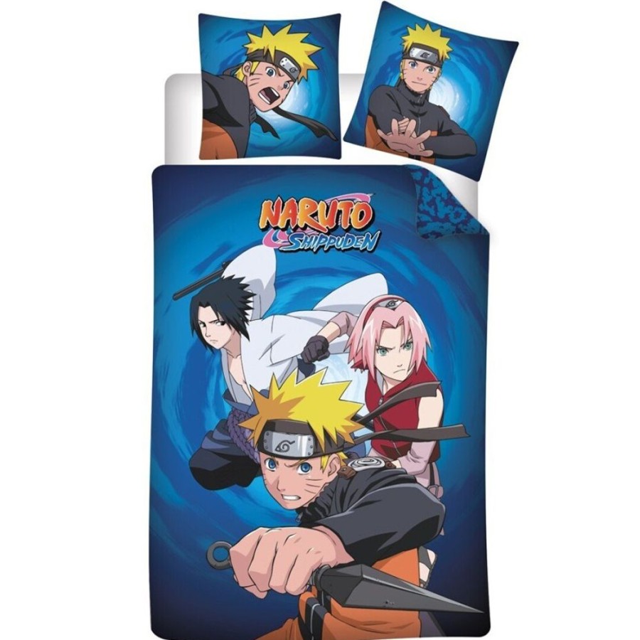 AyMax | Naruto Shippuden - Parure De Lit 140X200Cm - '100% Flanelle'