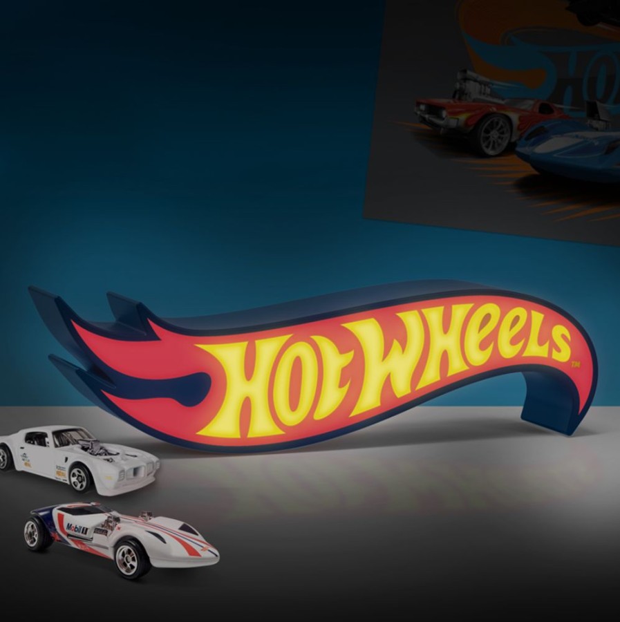 Paladone | Hot Wheels - Logo - Lampe Shaped 31.3Cm