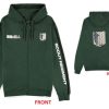 Difuzed | Attack On Titan - Scout Regiment - Pull A Capuche Zipper Homme (Xl)