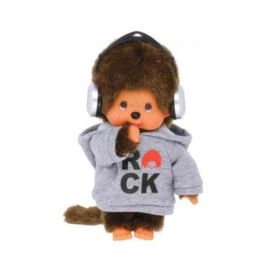 Bandai Red | Monchhichi - Rock - Peluche 20Cm