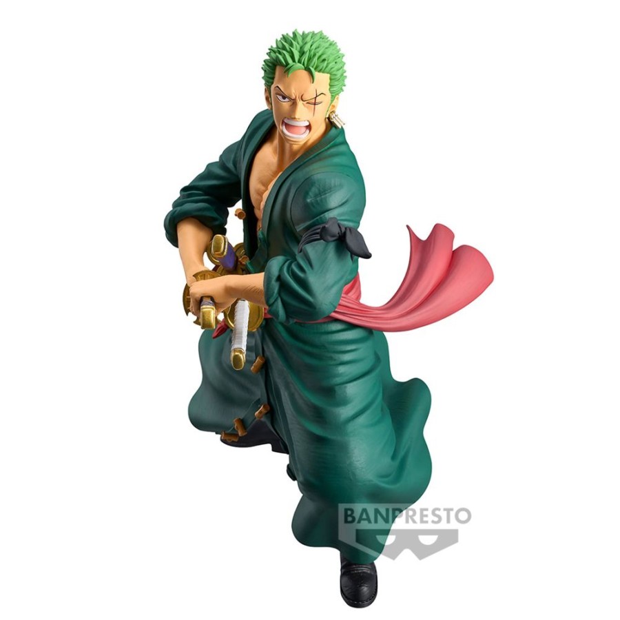 Banpresto | One Piece - Roronoa Zoro - Figurine Grandista 22Cm