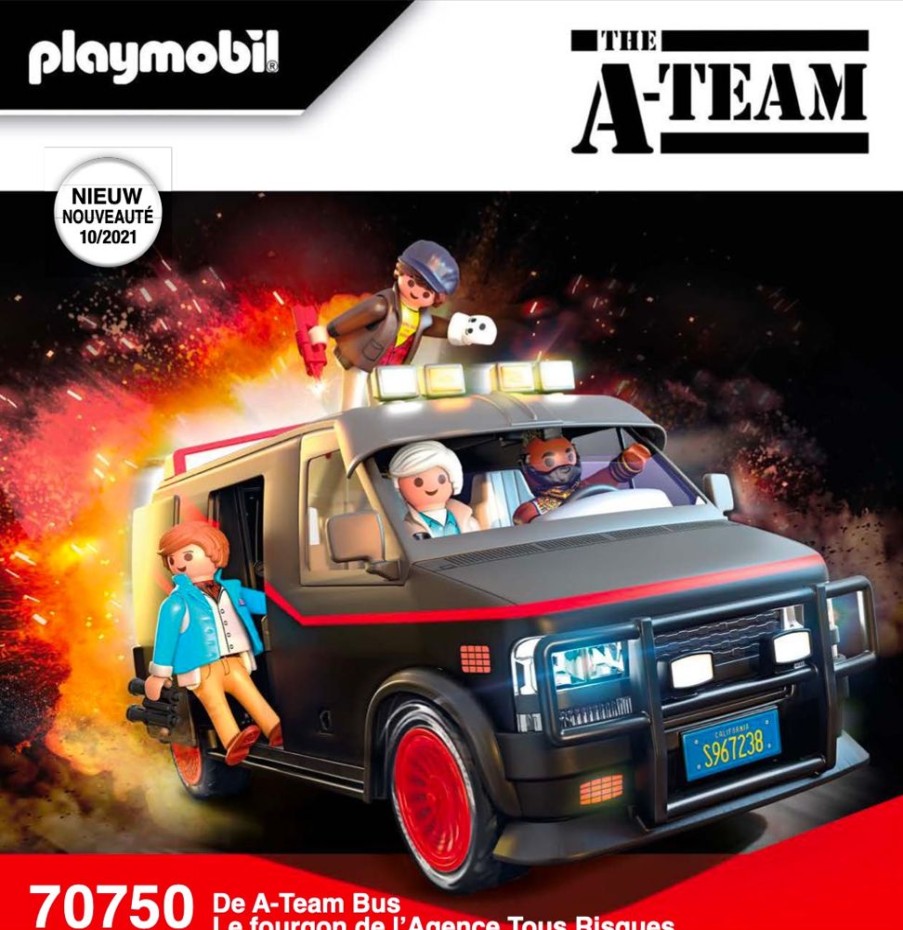 Playmobil | Movie Cars - Fourgon De L'Agence Tous Risques 'Playmobil'