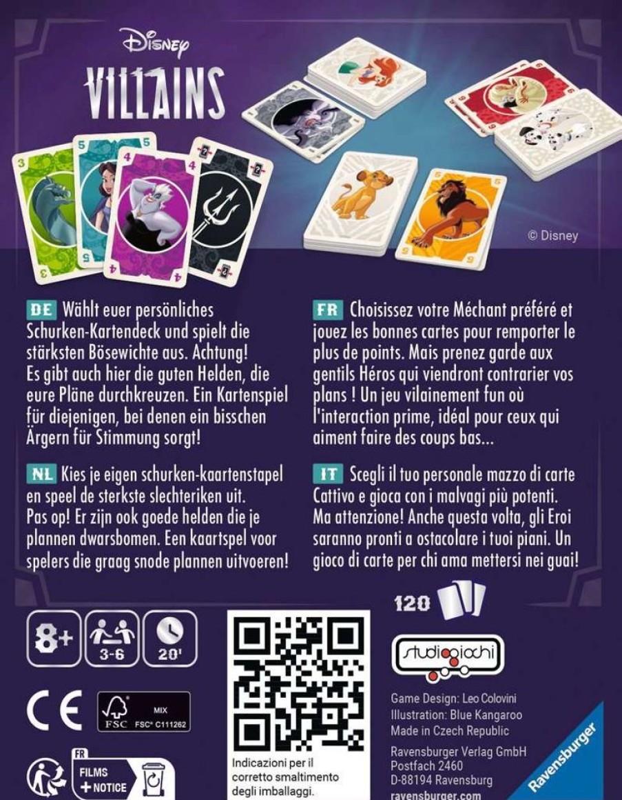 Ravensburger | Disney - Villains - Jeu De Famille