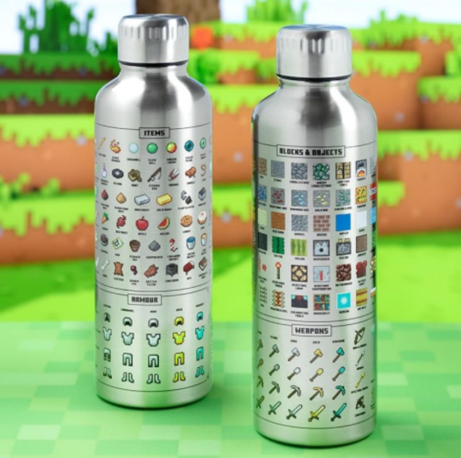 Paladone | Minecraft - Bouteille D'Eau En Metal 500Ml