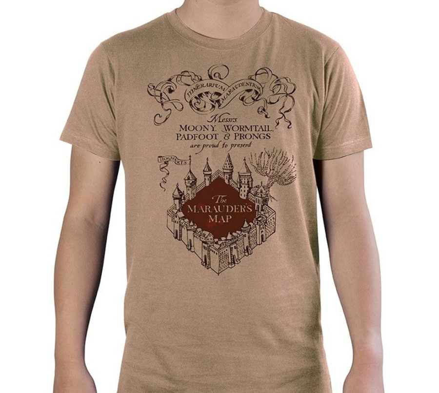 ABYstyle | Harry Potter - Carte Du Maraudeur - T-Shirt Homme - (Xs)