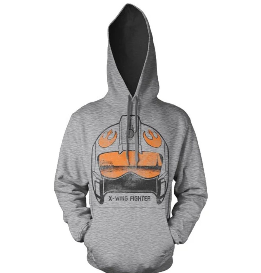 STAR WARS | Star Wars - Sweatshirt X-Wing Fighter Helmet - H.Grey (S)