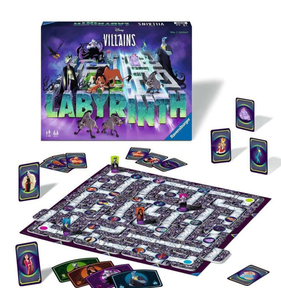 Ravensburger | Disney - Villains - Jeu De Plateau Labyrinth