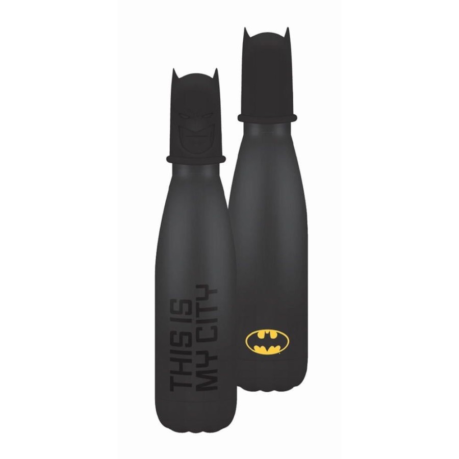 HMB | Dc Comics - Batman - Bouteille En Metal 3D Lid - 500Ml