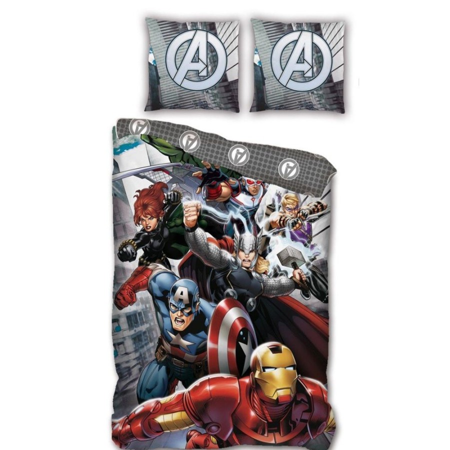 AyMax | Avengers - Parure De Lit 140X200 - '100% Microfibre'