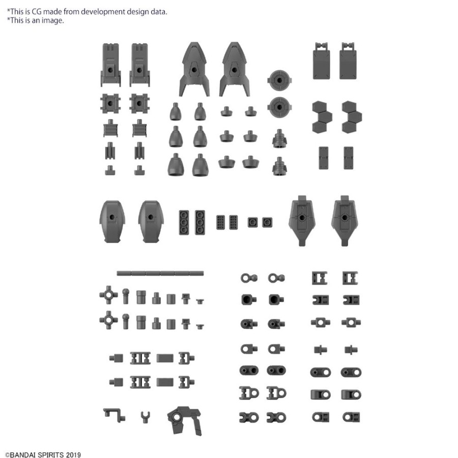 Bandai Model Kit | 30Mm -1/144 Option Parts Set 15 (Multi Vernier/Multi-Joint) -Model Kit