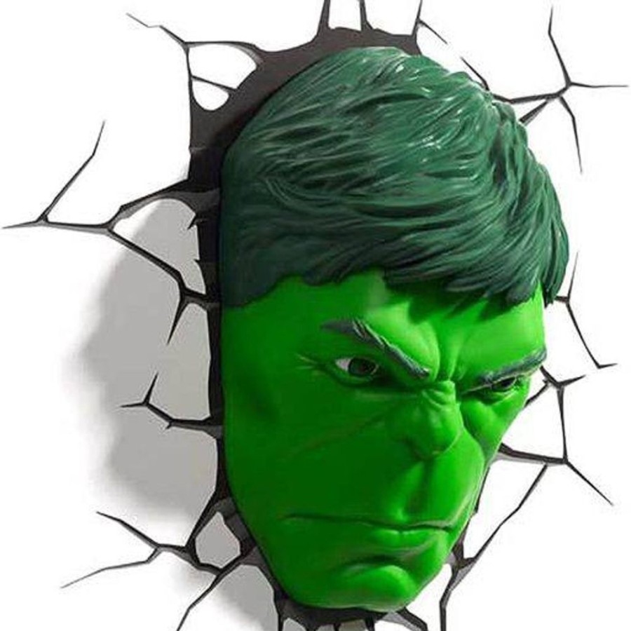 3D Light FX | Marvel - Lampe Decorative 3D - Hulk Face